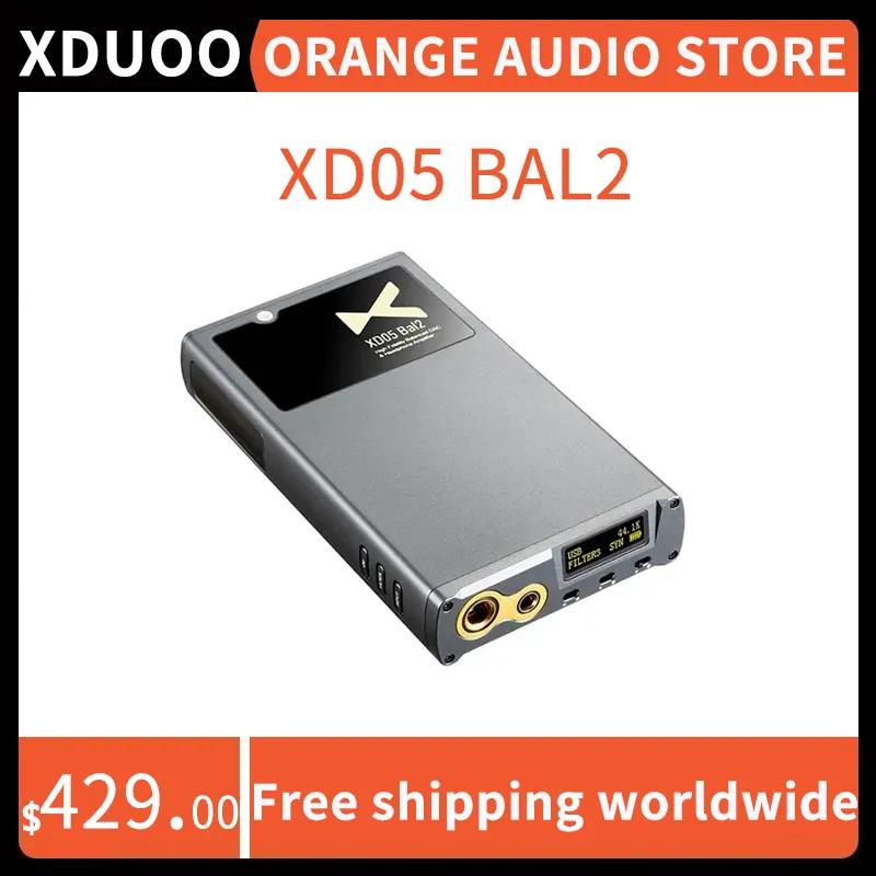 XDUOO XD05 BAL2 휴대용 DAC 및 헤드폰 앰프 블루투스 5.1 XU316 4.4mm 균형 잡힌 포트 디코더 증폭기